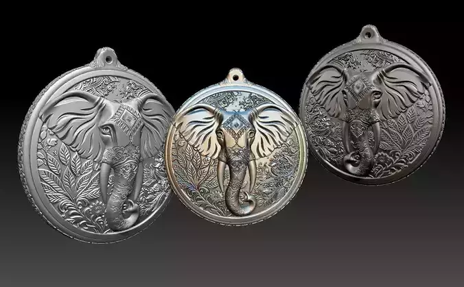 HM Elephant Keychain 002