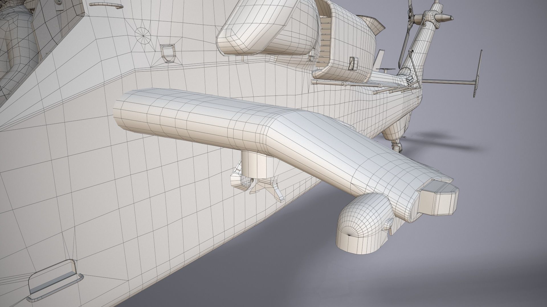  EC-665 Tiger UHT Germany Basic Animation Low-poly 3D model_44