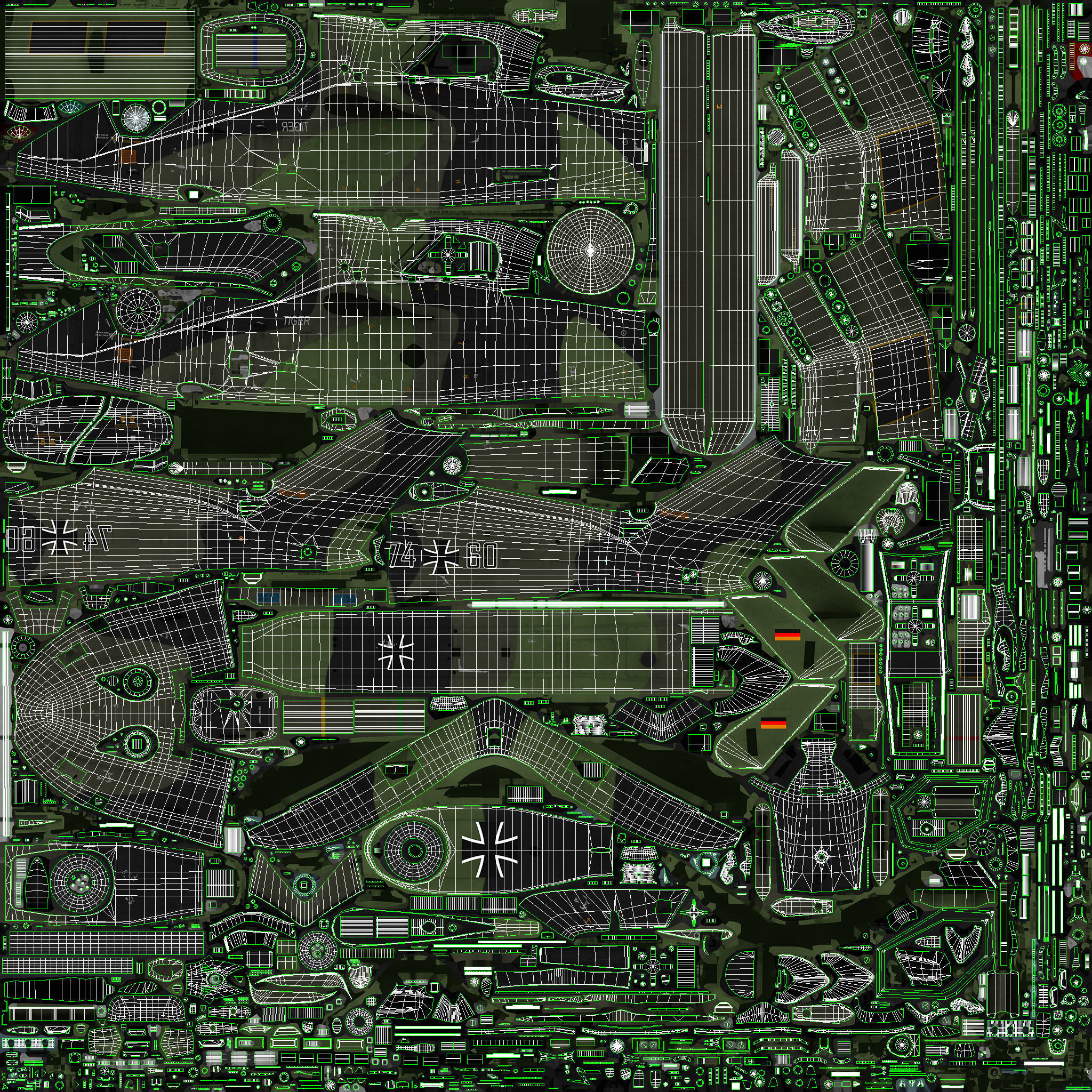  EC-665 Tiger UHT Germany Basic Animation Low-poly 3D model_56