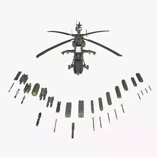  EC-665 Tiger UHT Germany Basic Animation Low-poly 3D model