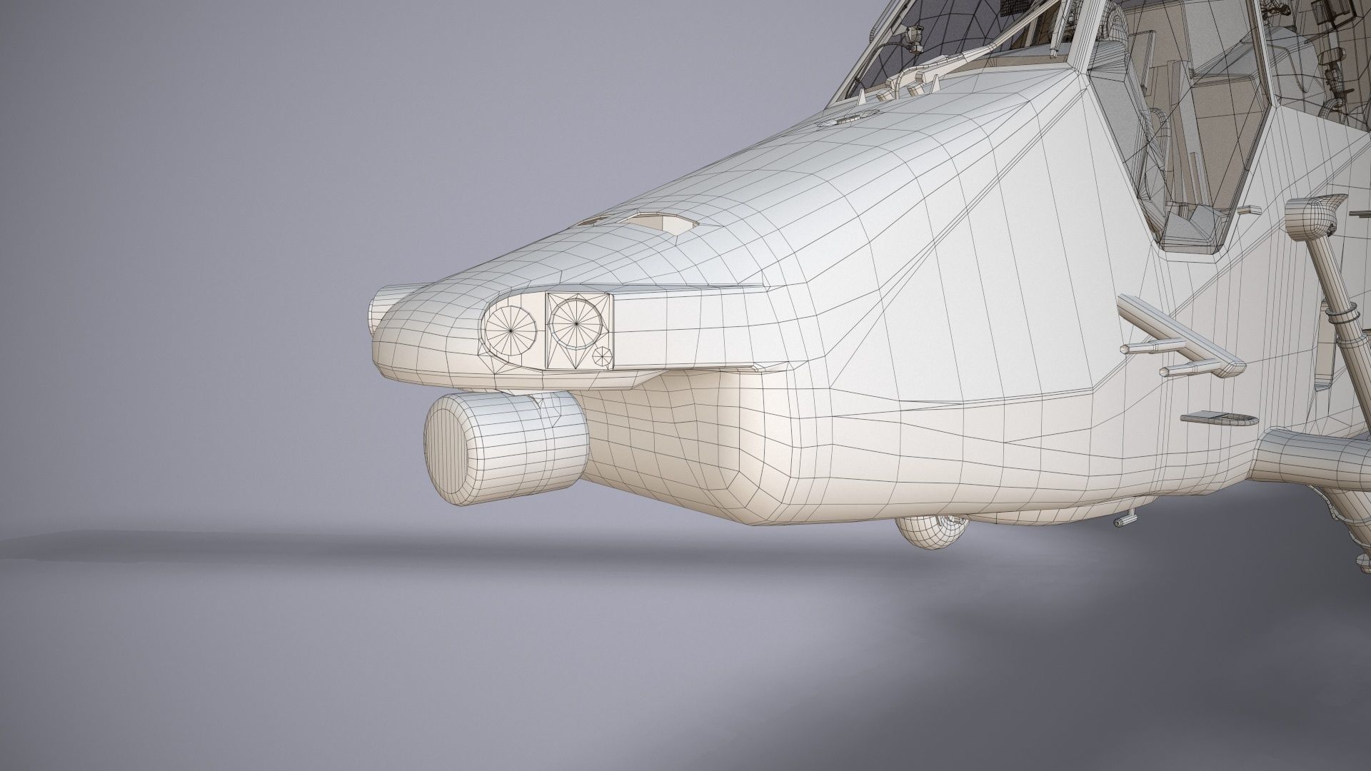  EC-665 Tiger UHT Germany Basic Animation Low-poly 3D model_49