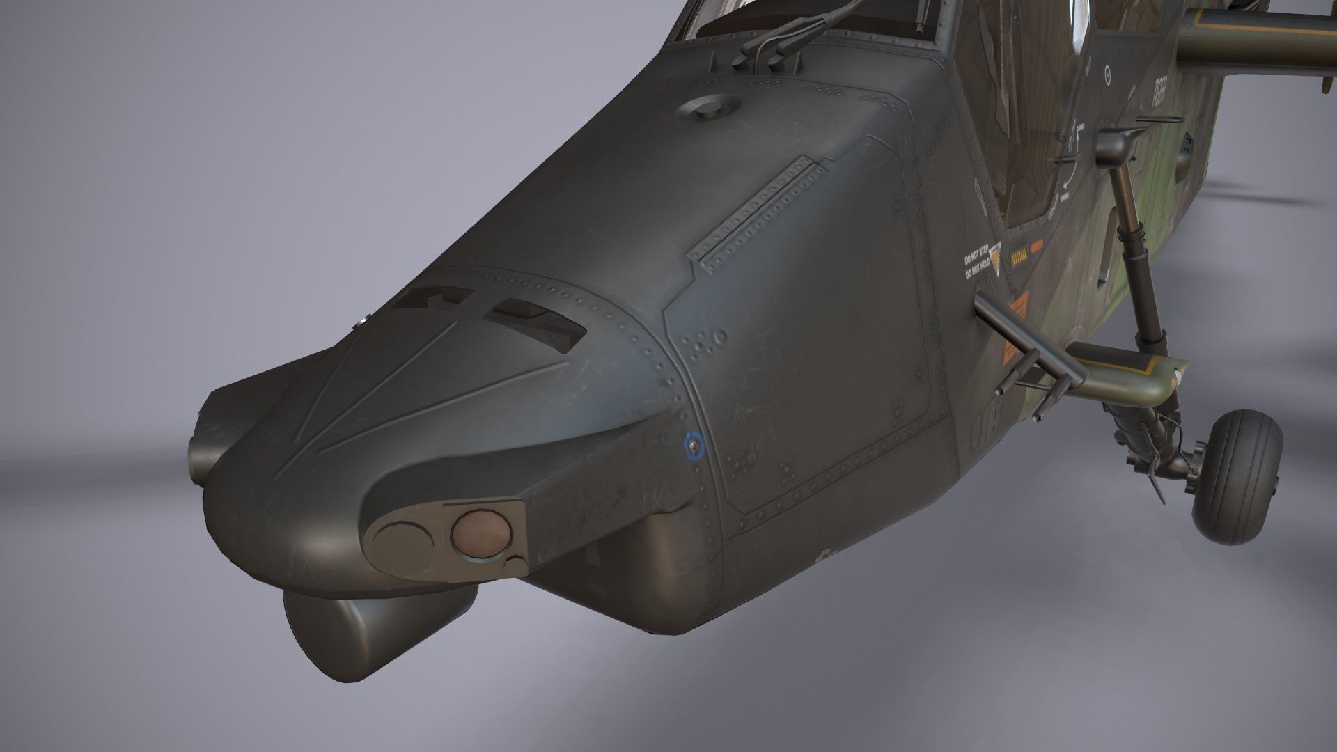 EC-665 Tiger UHT Germany Complex Animation Low-poly 3D model_12