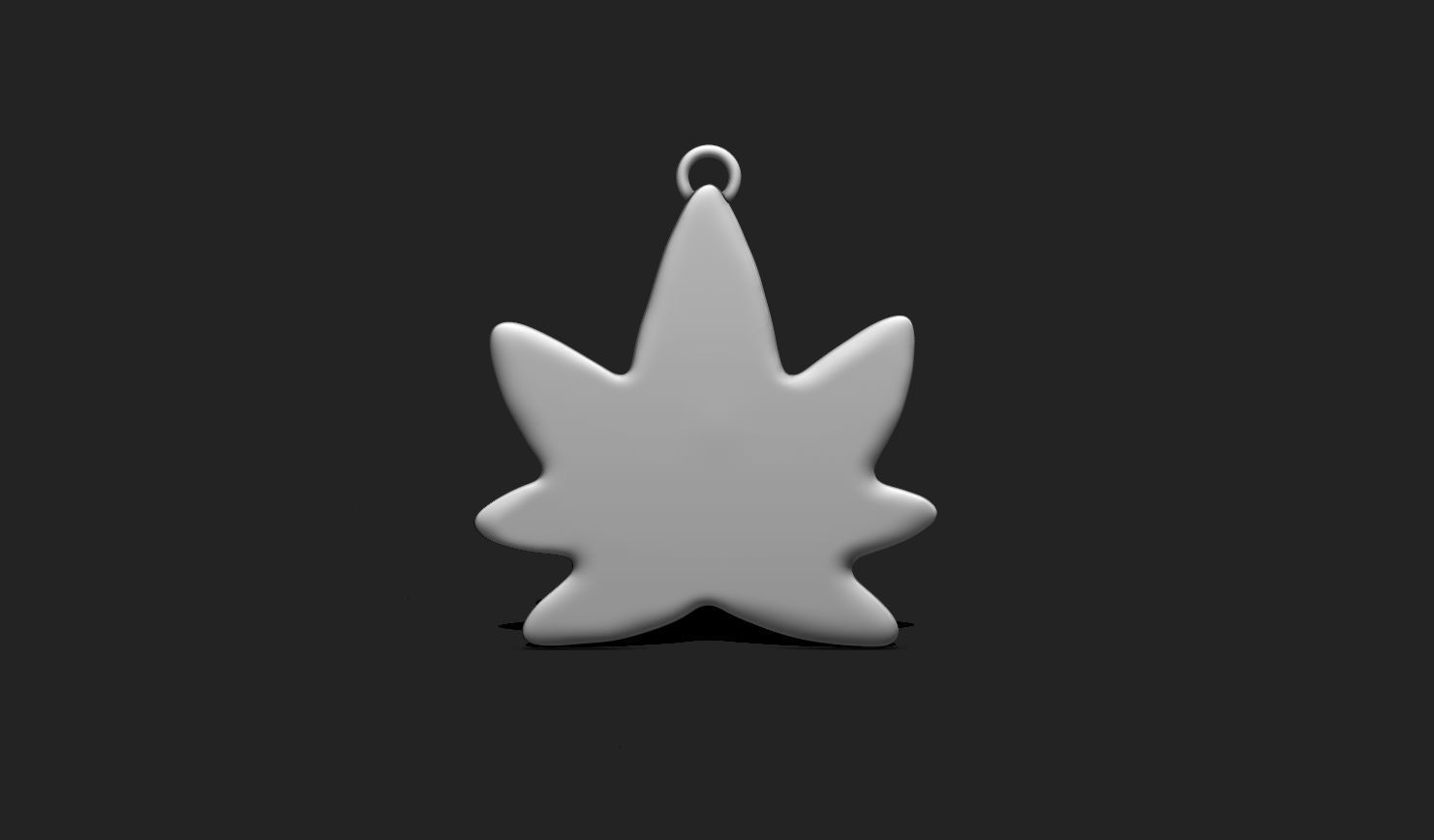 Happy Weed STL File for 3D Printing - Printable 3D Design 3D print model_5