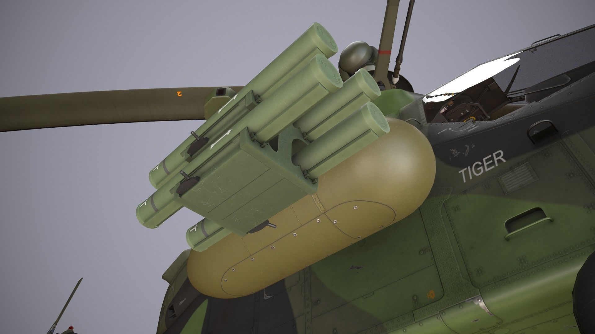  EC-665 Tiger UHT Germany Static Low-poly 3D model_25