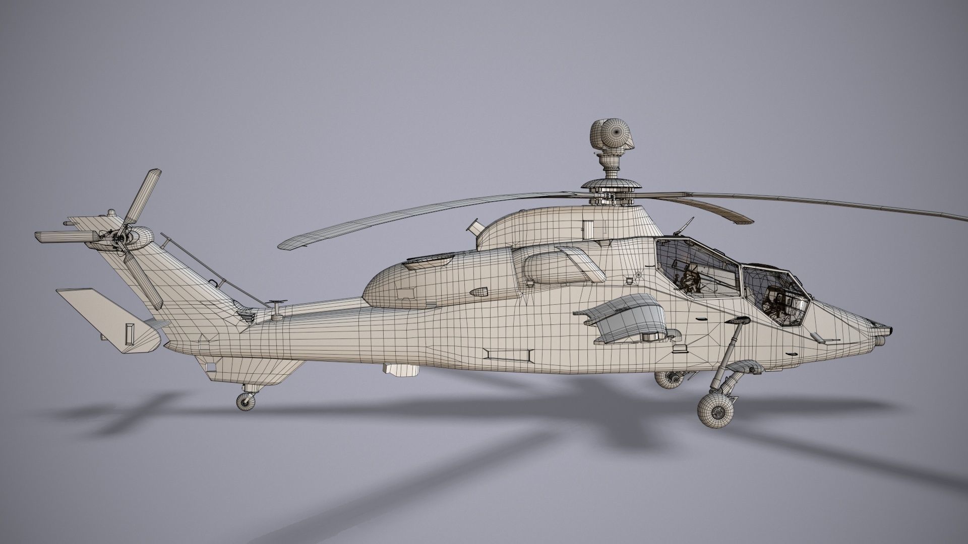  EC-665 Tiger UHT Germany Static Low-poly 3D model_41