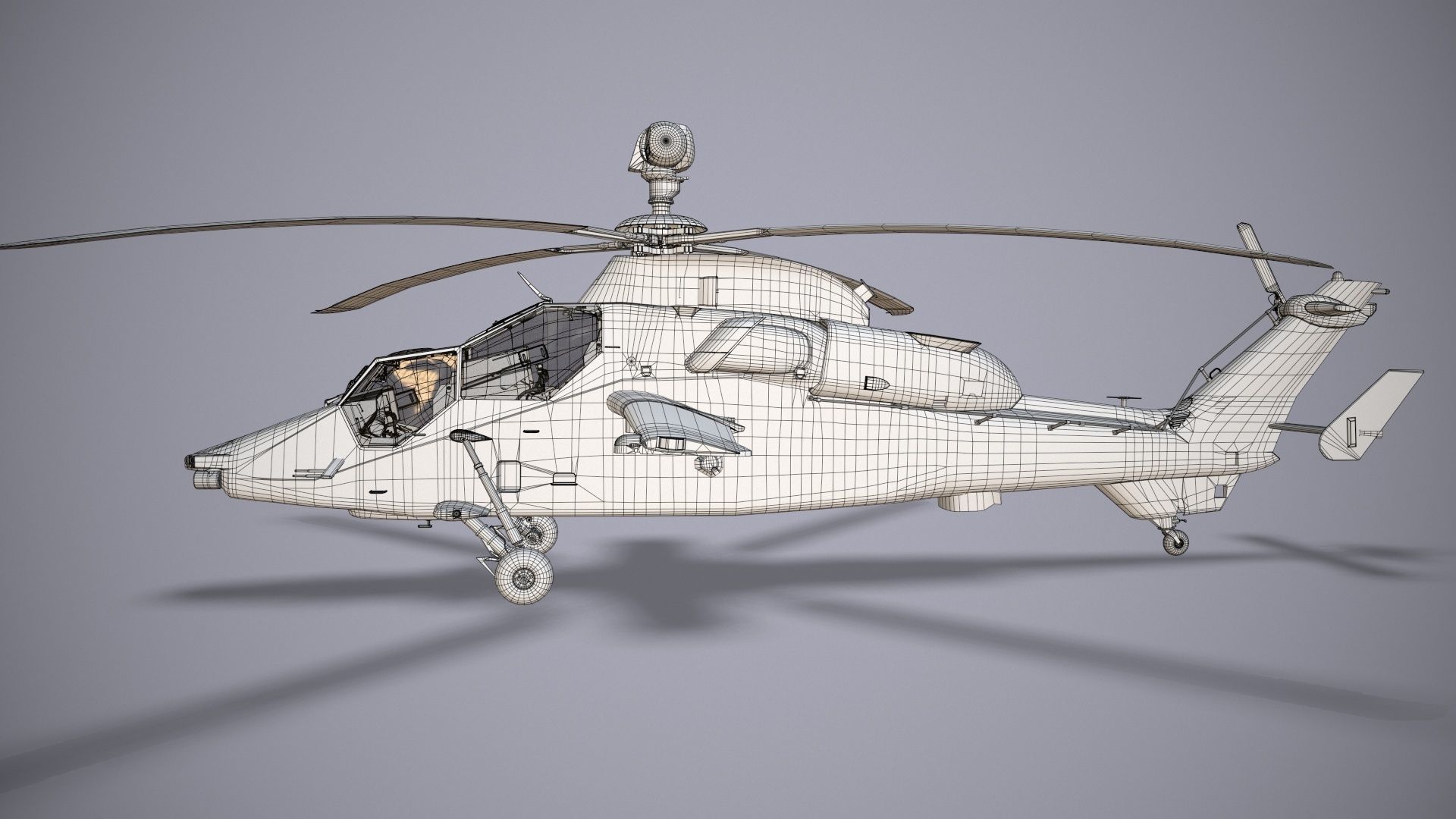  EC-665 Tiger UHT Germany Static Low-poly 3D model_36