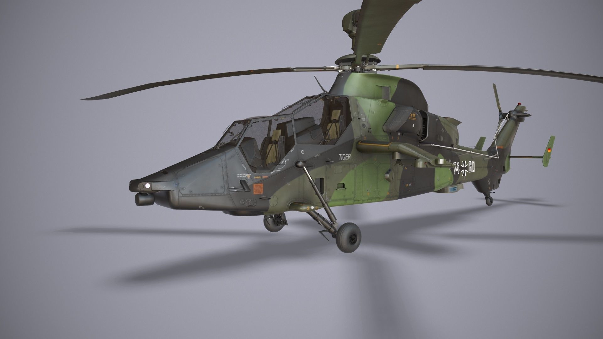  EC-665 Tiger UHT Germany Static Low-poly 3D model_4