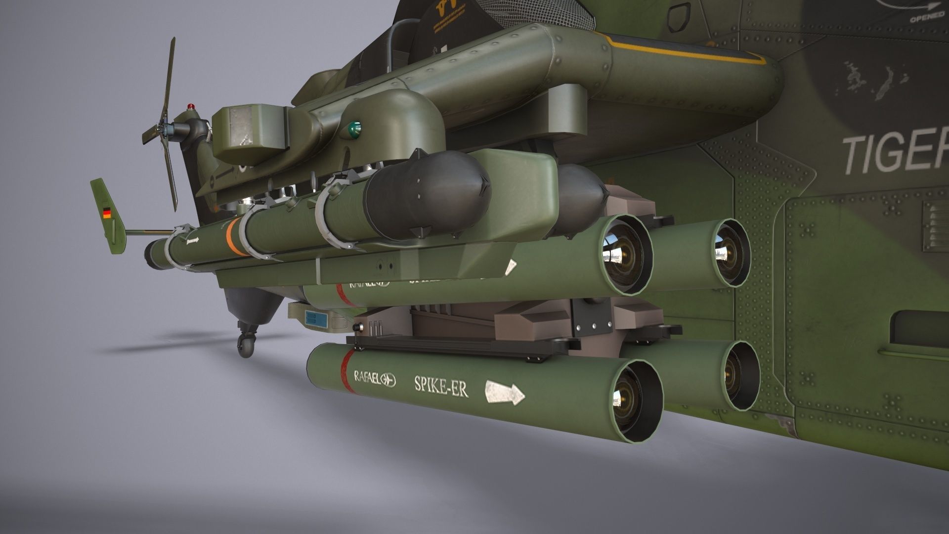  EC-665 Tiger UHT Germany Static Low-poly 3D model_22