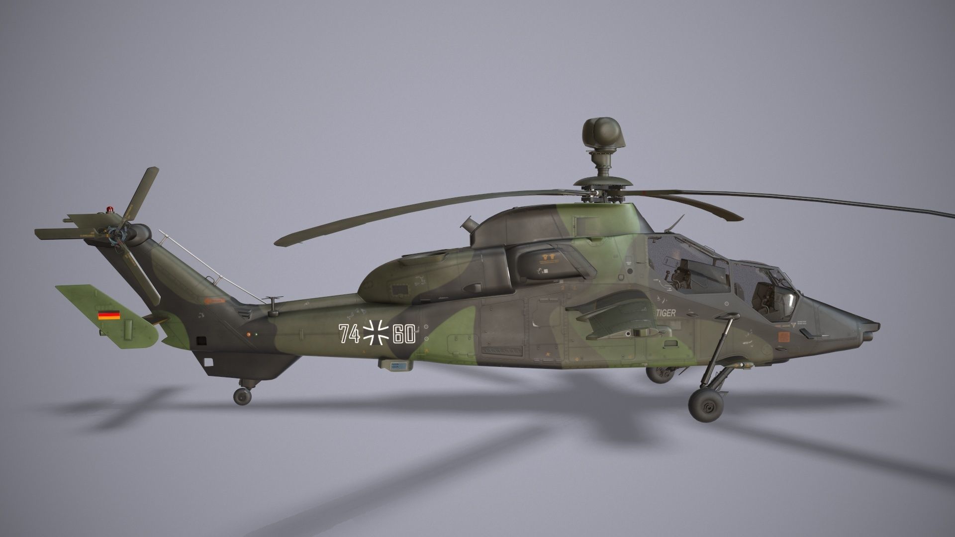  EC-665 Tiger UHT Germany Static Low-poly 3D model_13