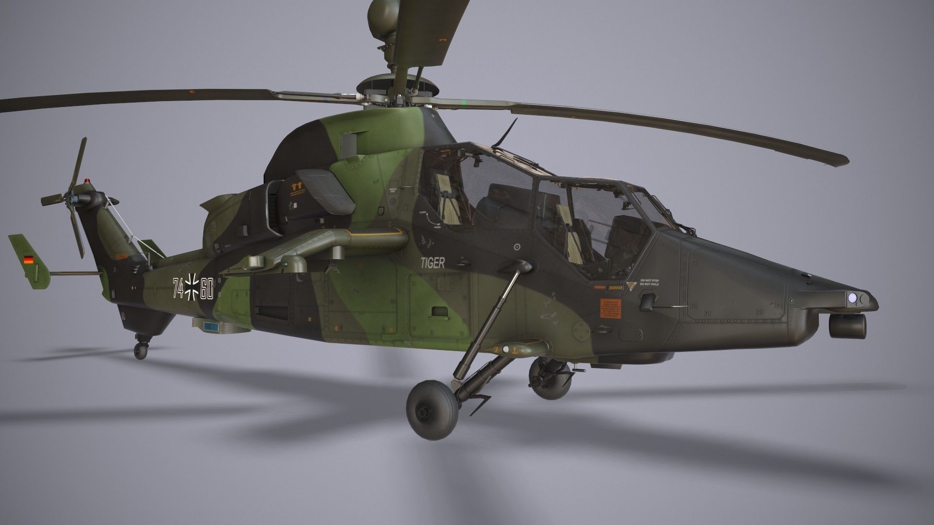  EC-665 Tiger UHT Germany Static Low-poly 3D model_14