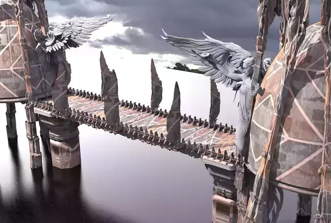 Angel Michaels bridge Arch Gateway