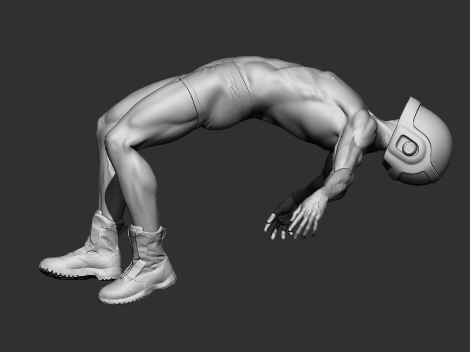 Daft Punk Sculpture 3D print model_2