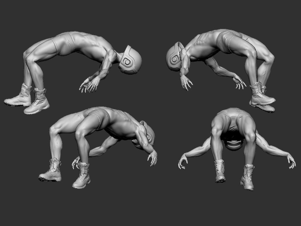 Daft Punk Sculpture 3D print model_3