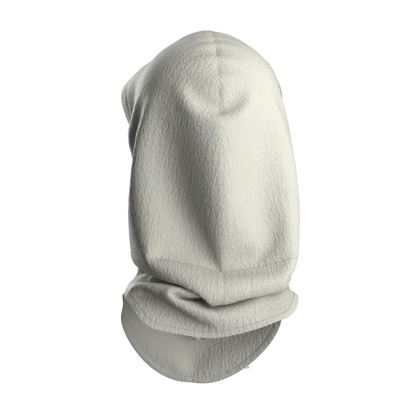 Grey Balaclava 3D model_4