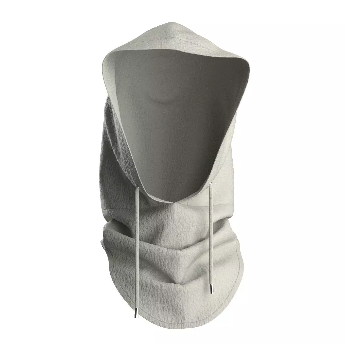 Grey Balaclava 3D model_0