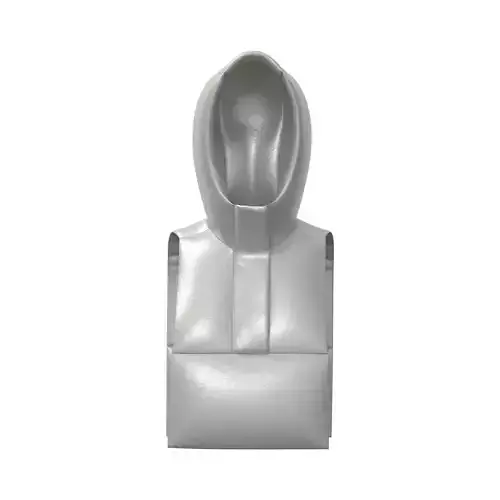 Grey Padded Hood Warmer