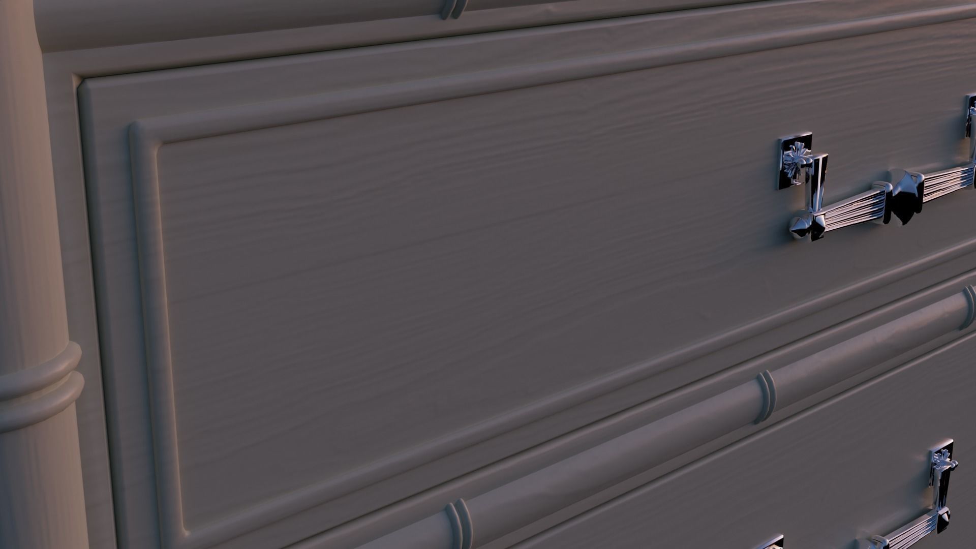 Art Deco Dresser Free 3D model_3