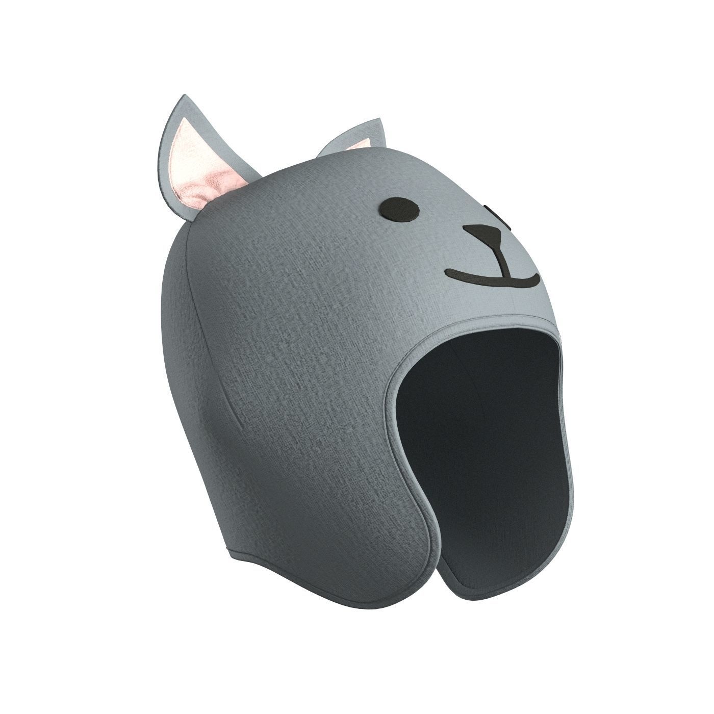 Kids Mouse Beanie 3D model_1