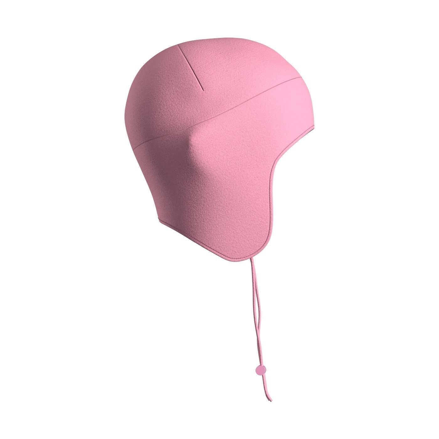 Kids Pink Beanie 3D model_2