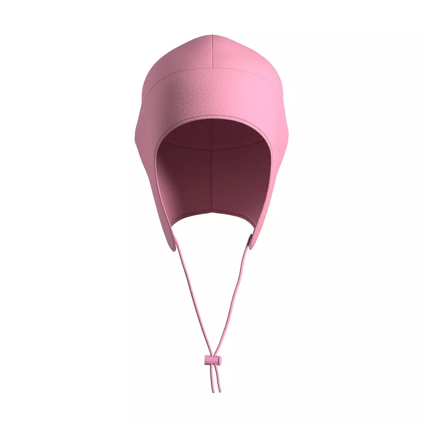 Kids Pink Beanie 3D model_0
