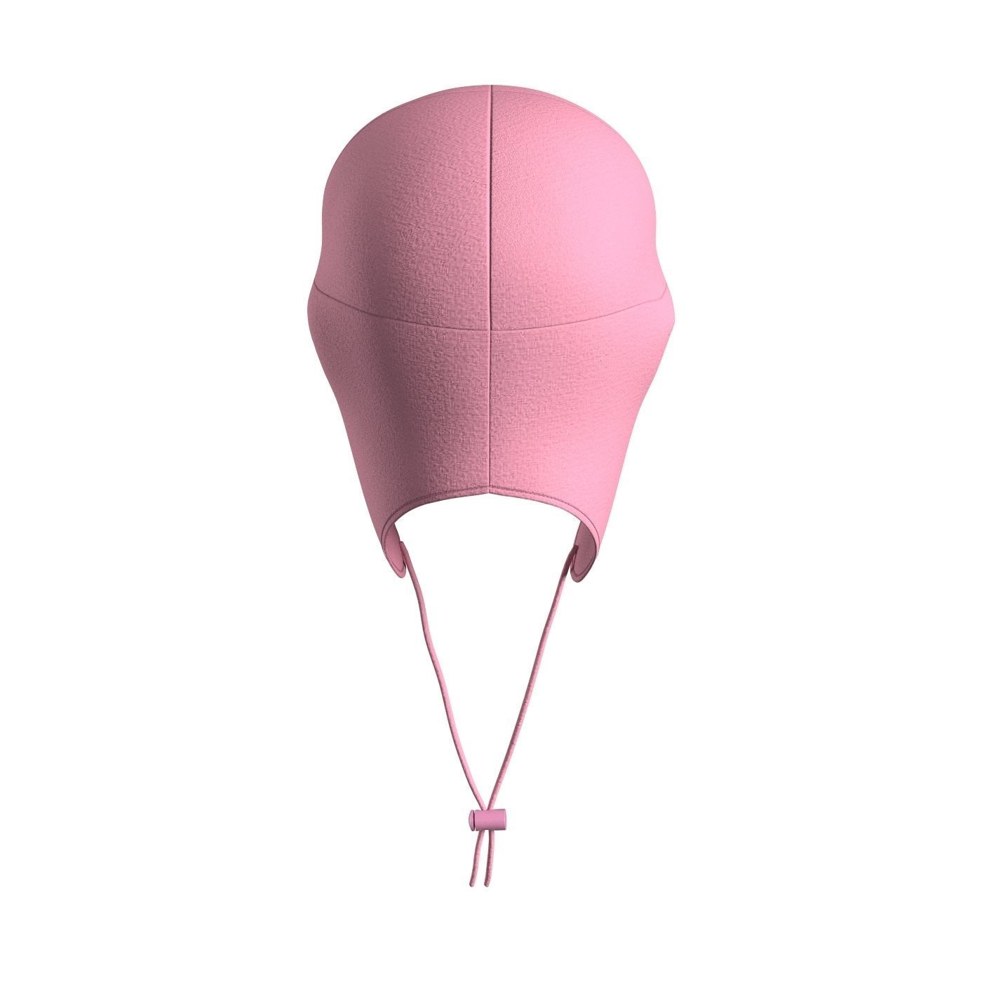 Kids Pink Beanie 3D model_4