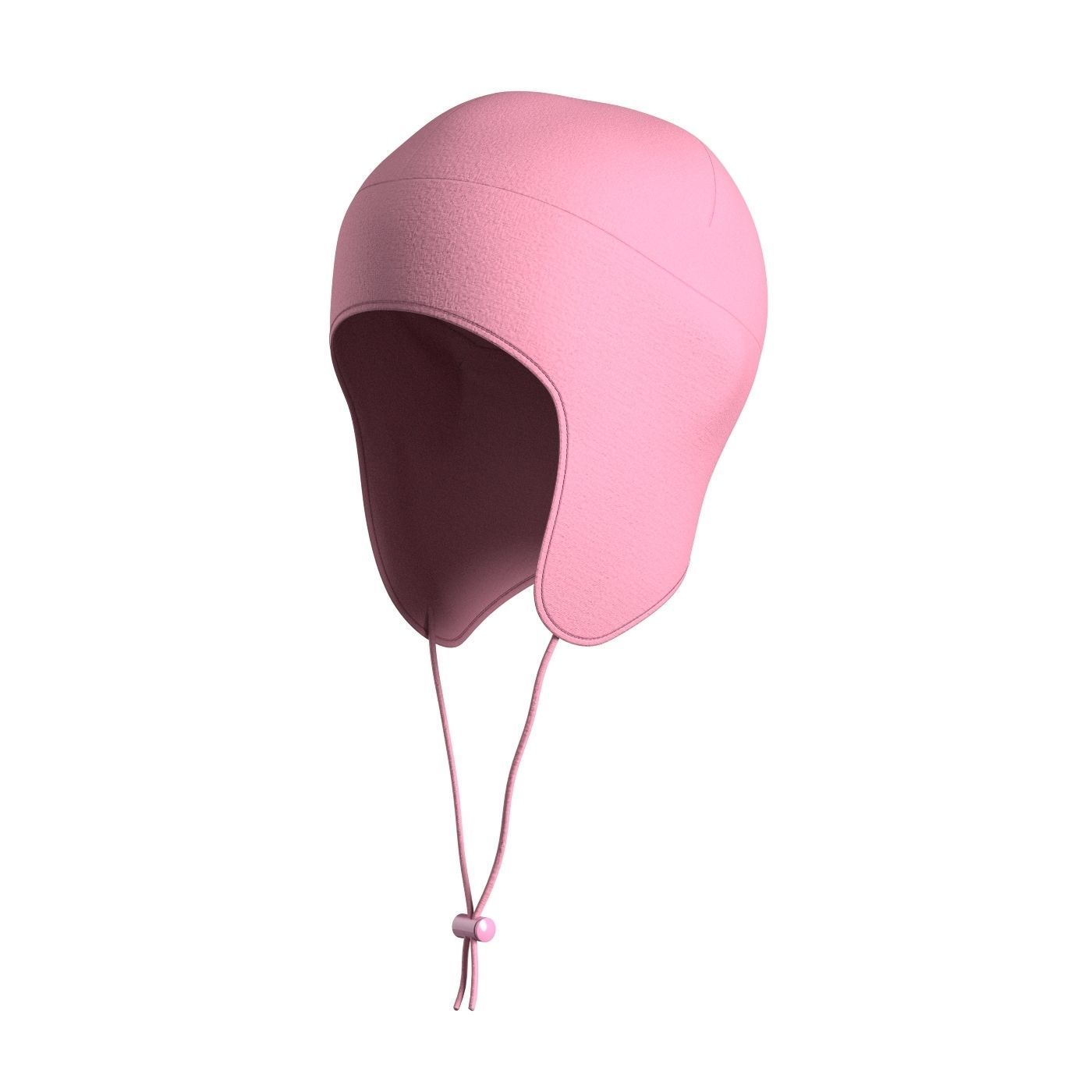 Kids Pink Beanie 3D model_7