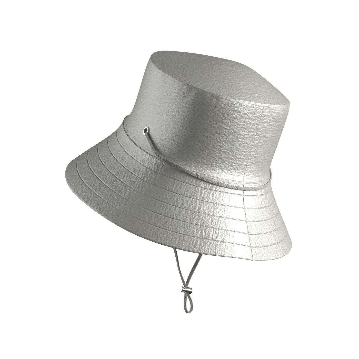 Leather Bucket 3D model_5