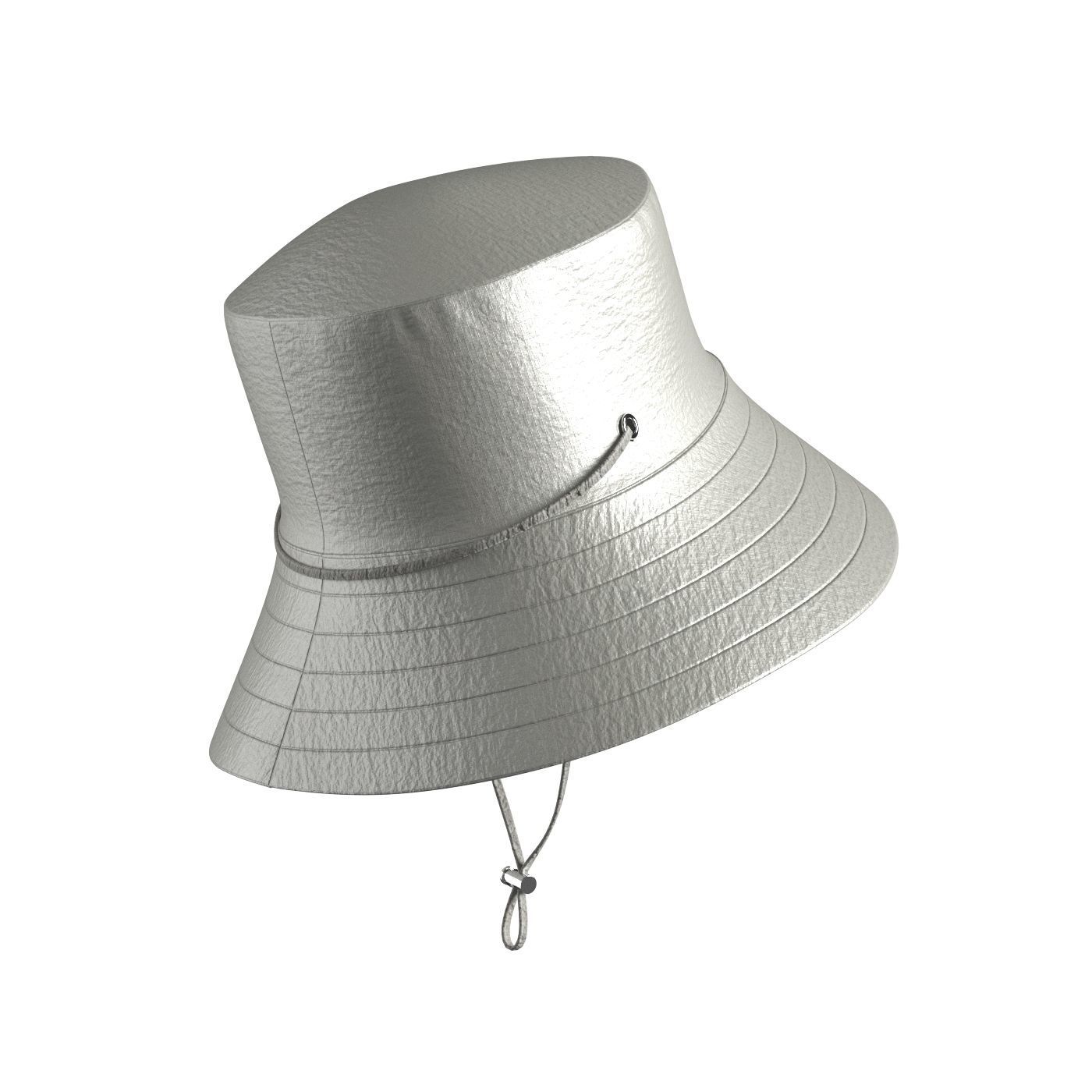 Leather Bucket 3D model_3