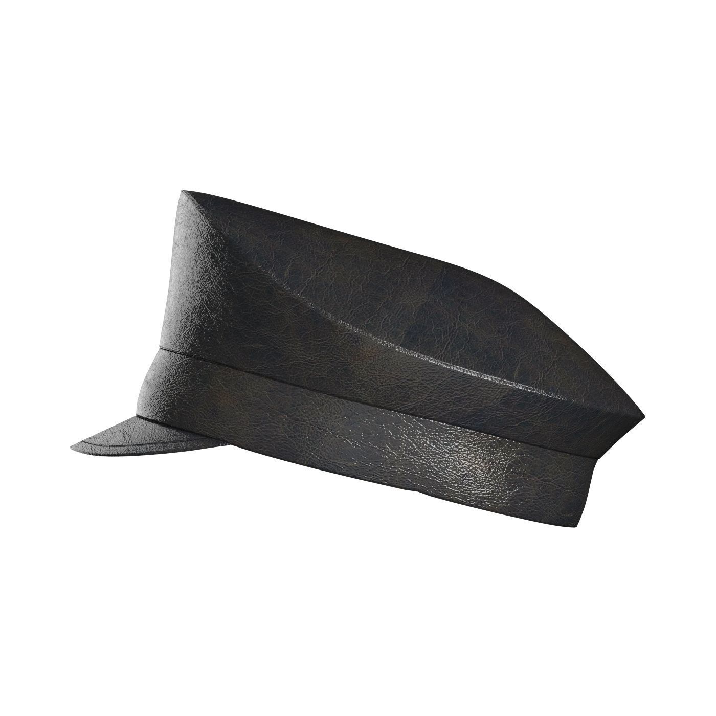 Peaked Hat 3D model_6