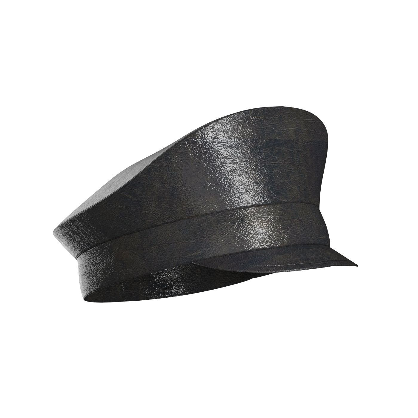 Peaked Hat 3D model_1