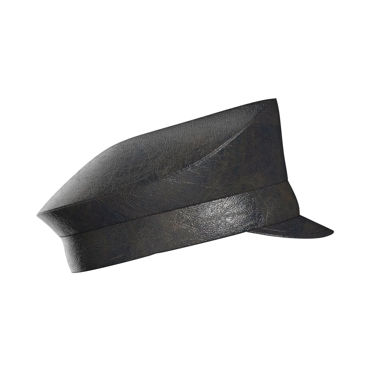 Peaked Hat 3D model_2
