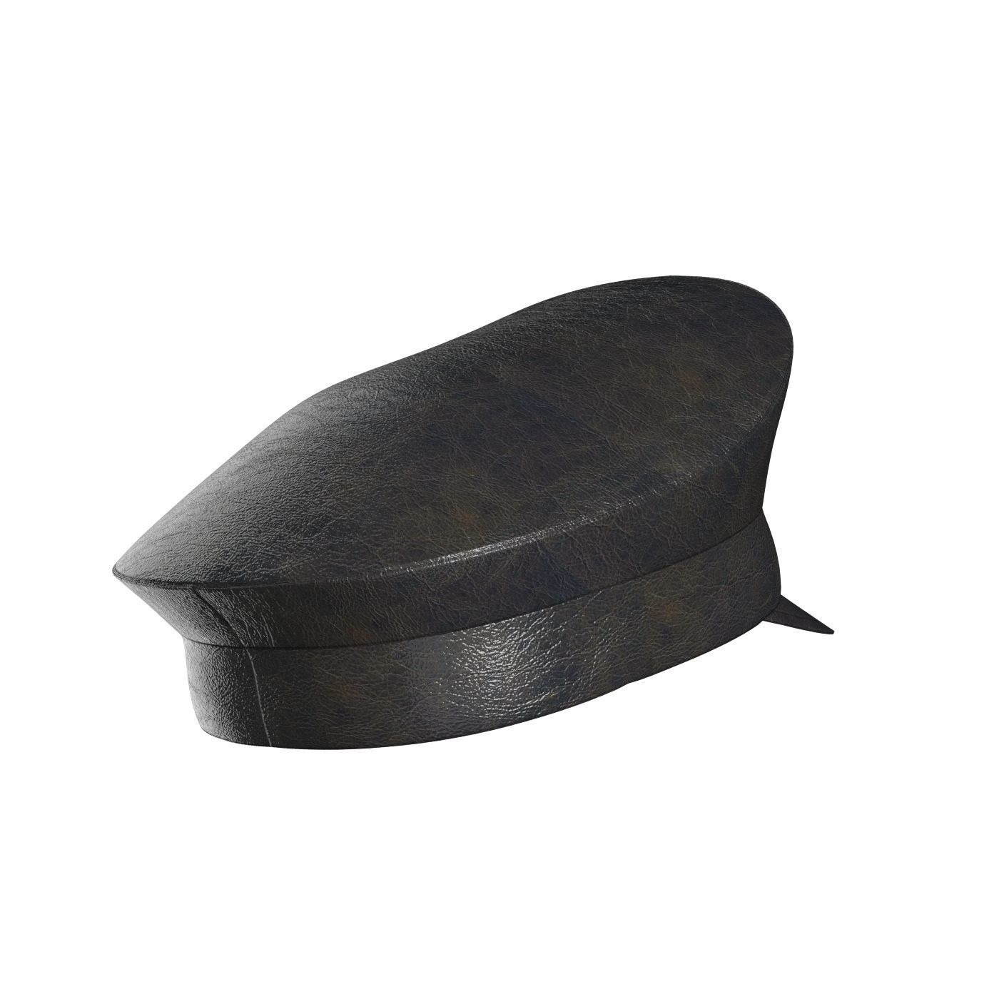 Peaked Hat 3D model_3