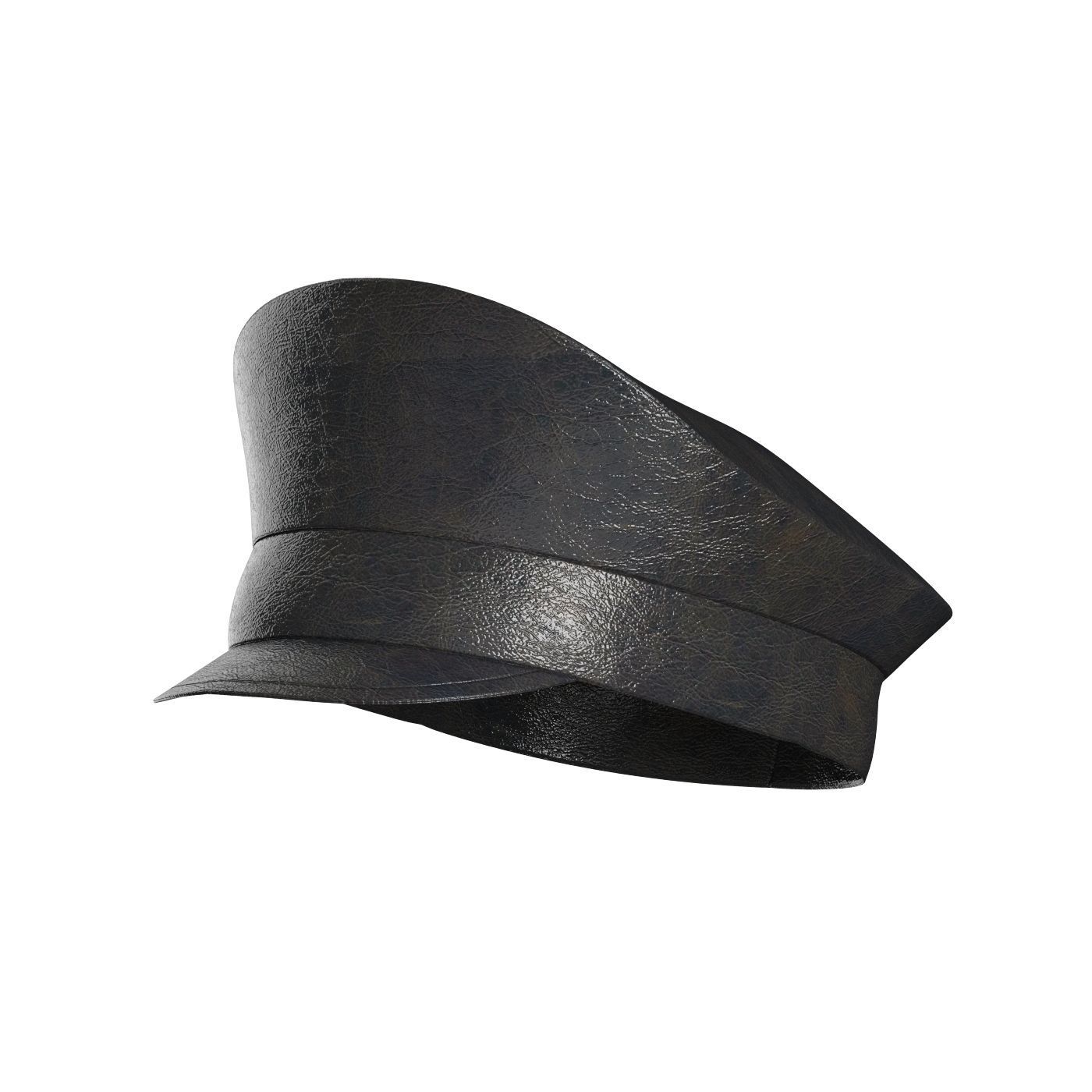 Peaked Hat 3D model_7