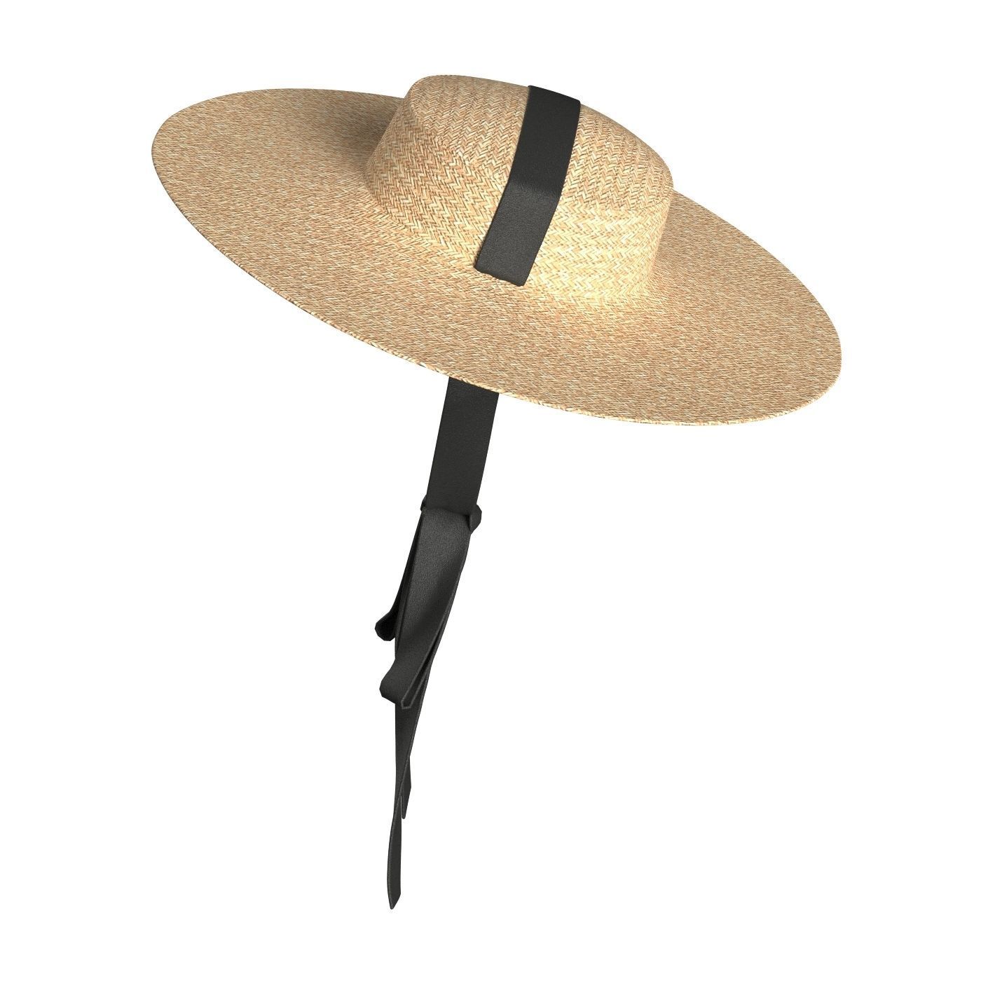 Ribbon Garden Hat 3D model_6