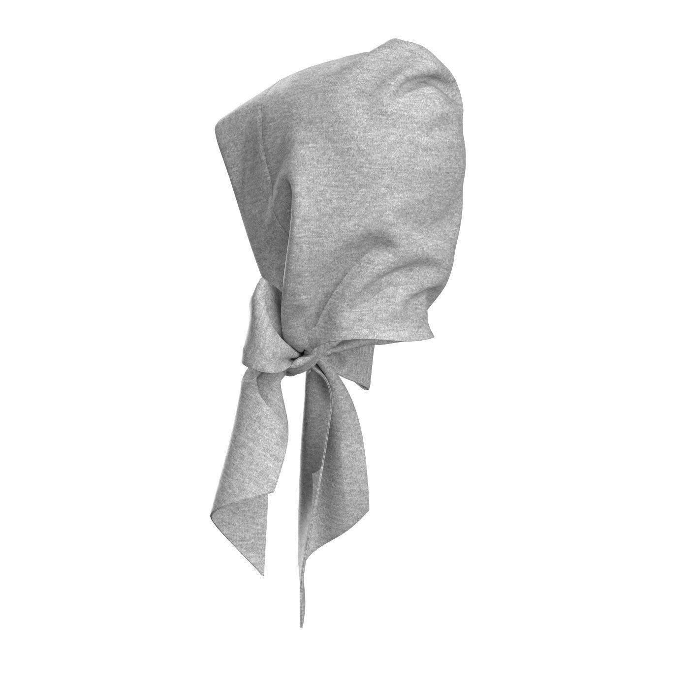 Ribbon Tie Balaclava 3D model_5