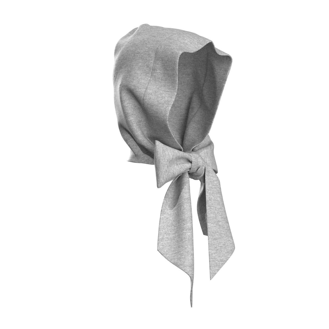 Ribbon Tie Balaclava 3D model_1