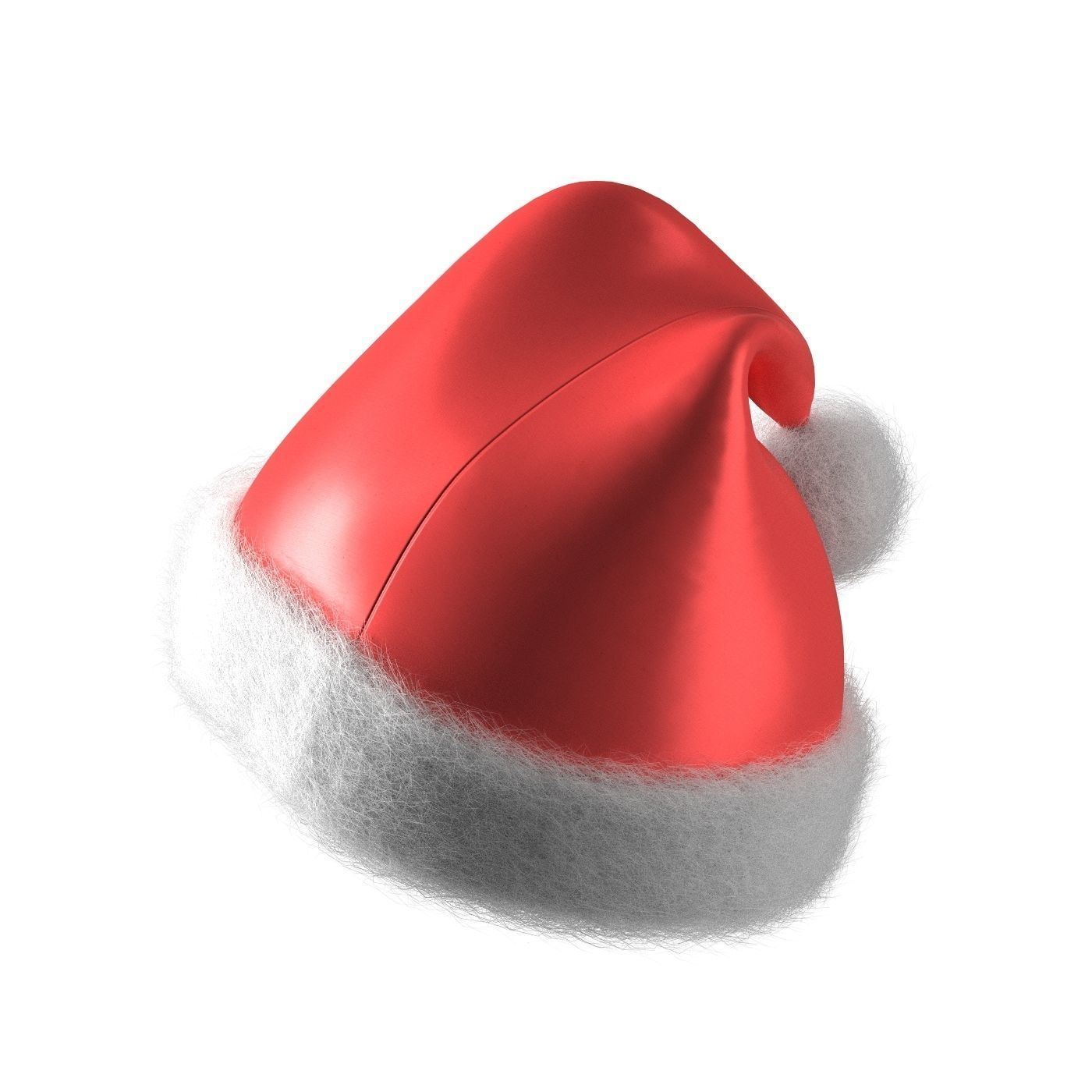 Santa Hat 3D model_7
