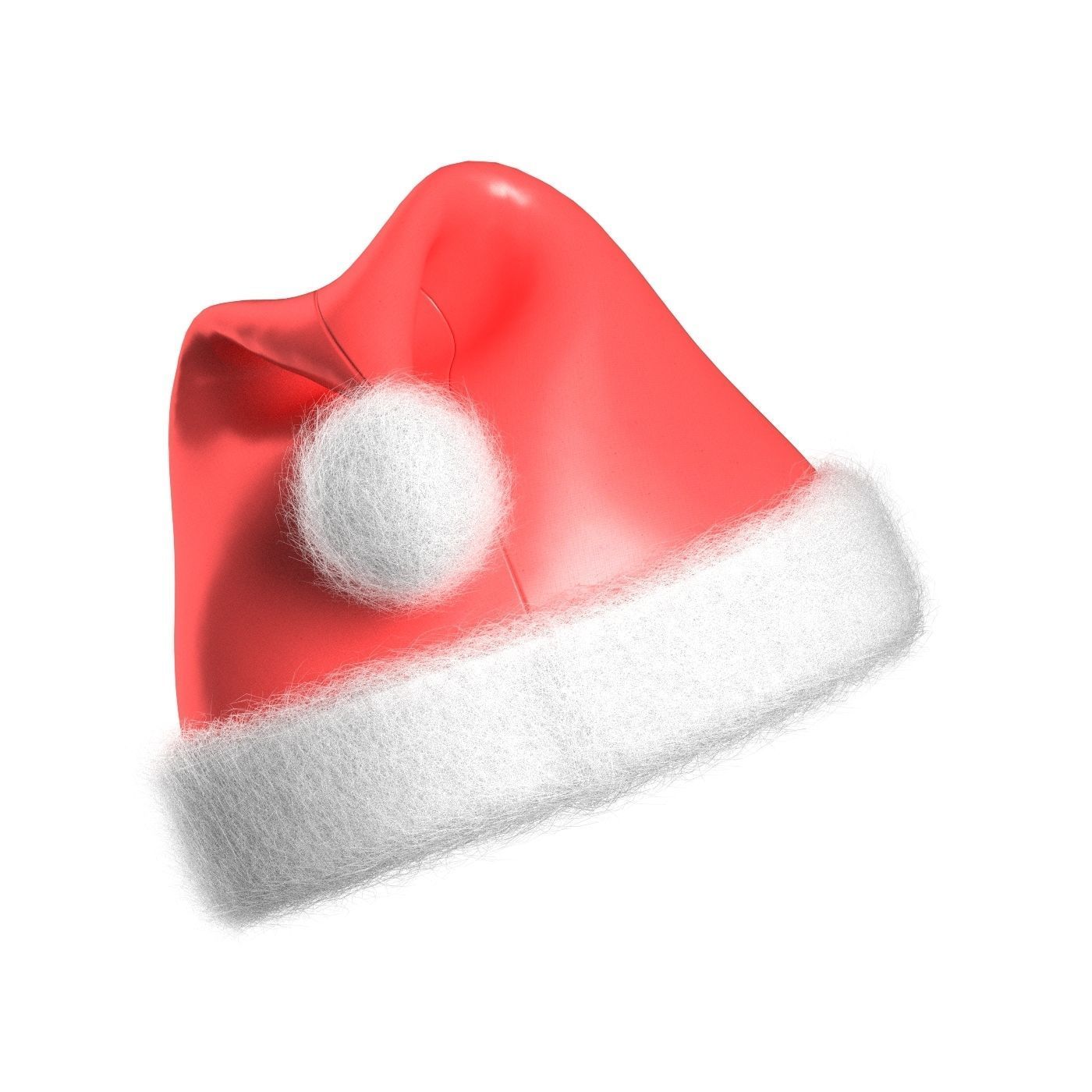 Santa Hat 3D model_2