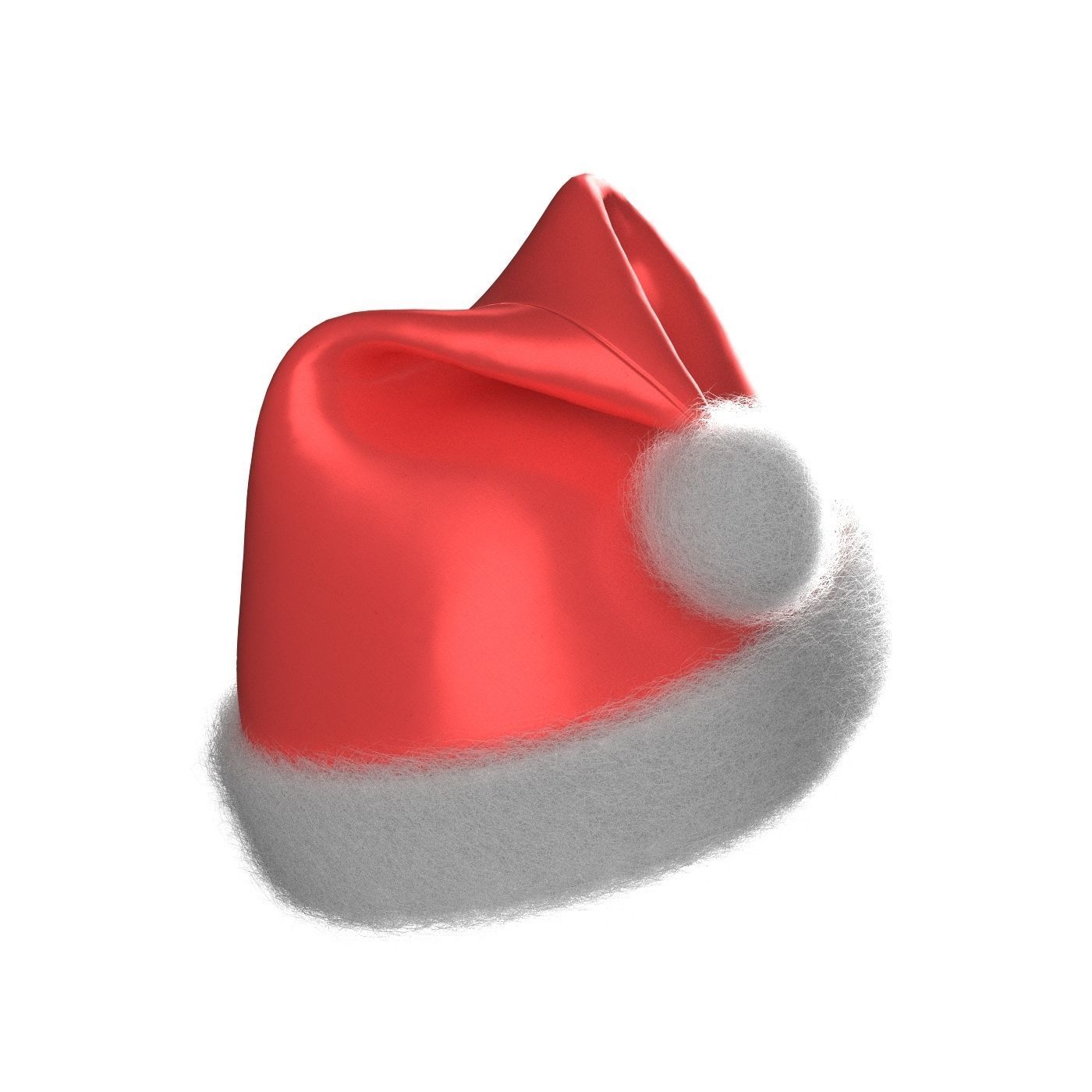 Santa Hat 3D model_3