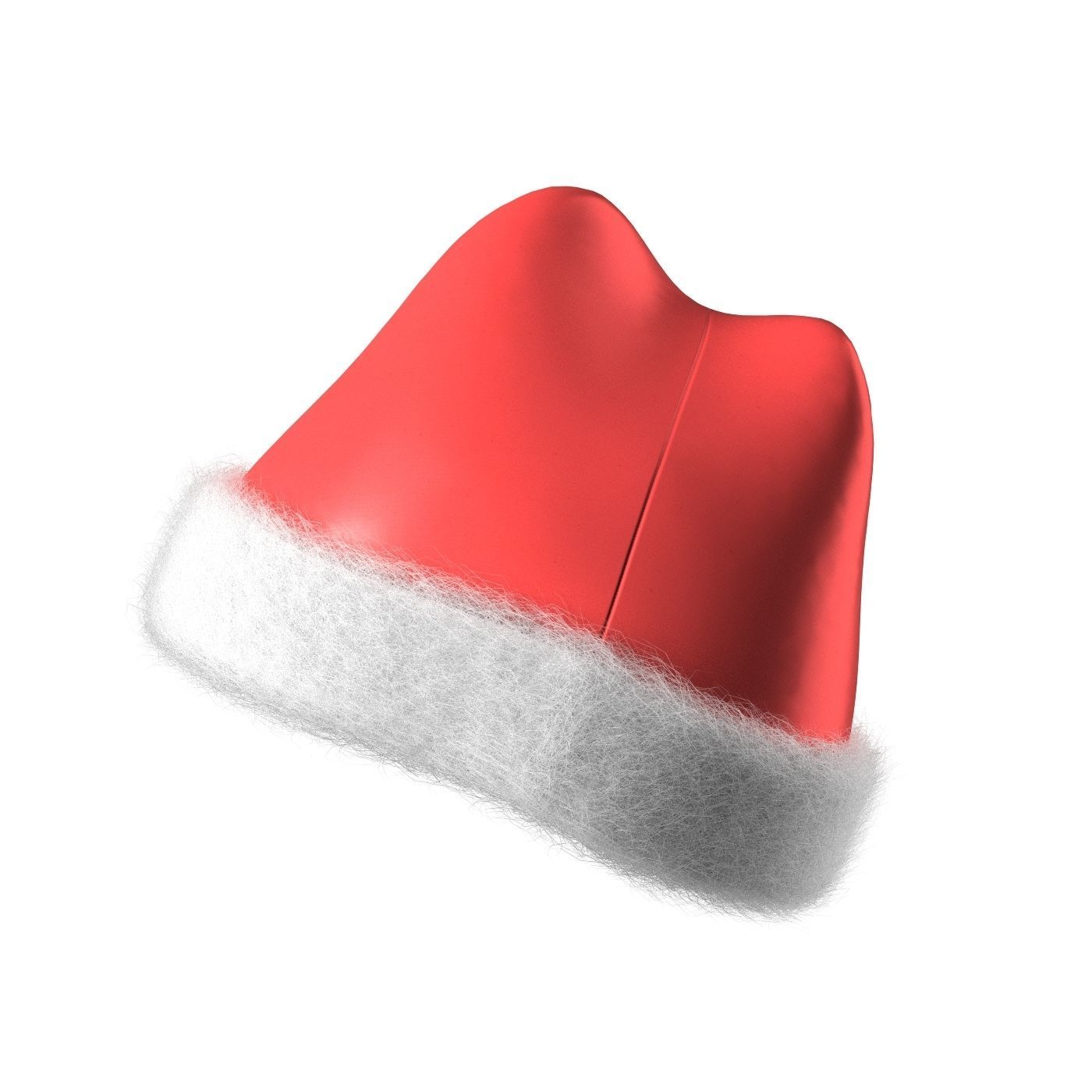 Santa Hat 3D model_6