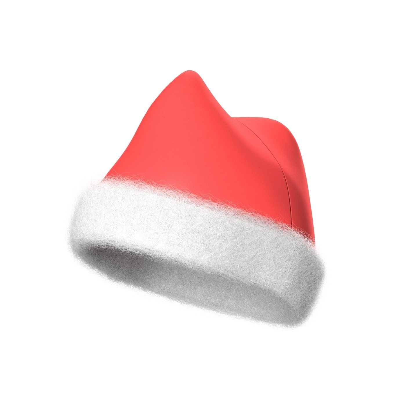 Santa Hat 3D model_5