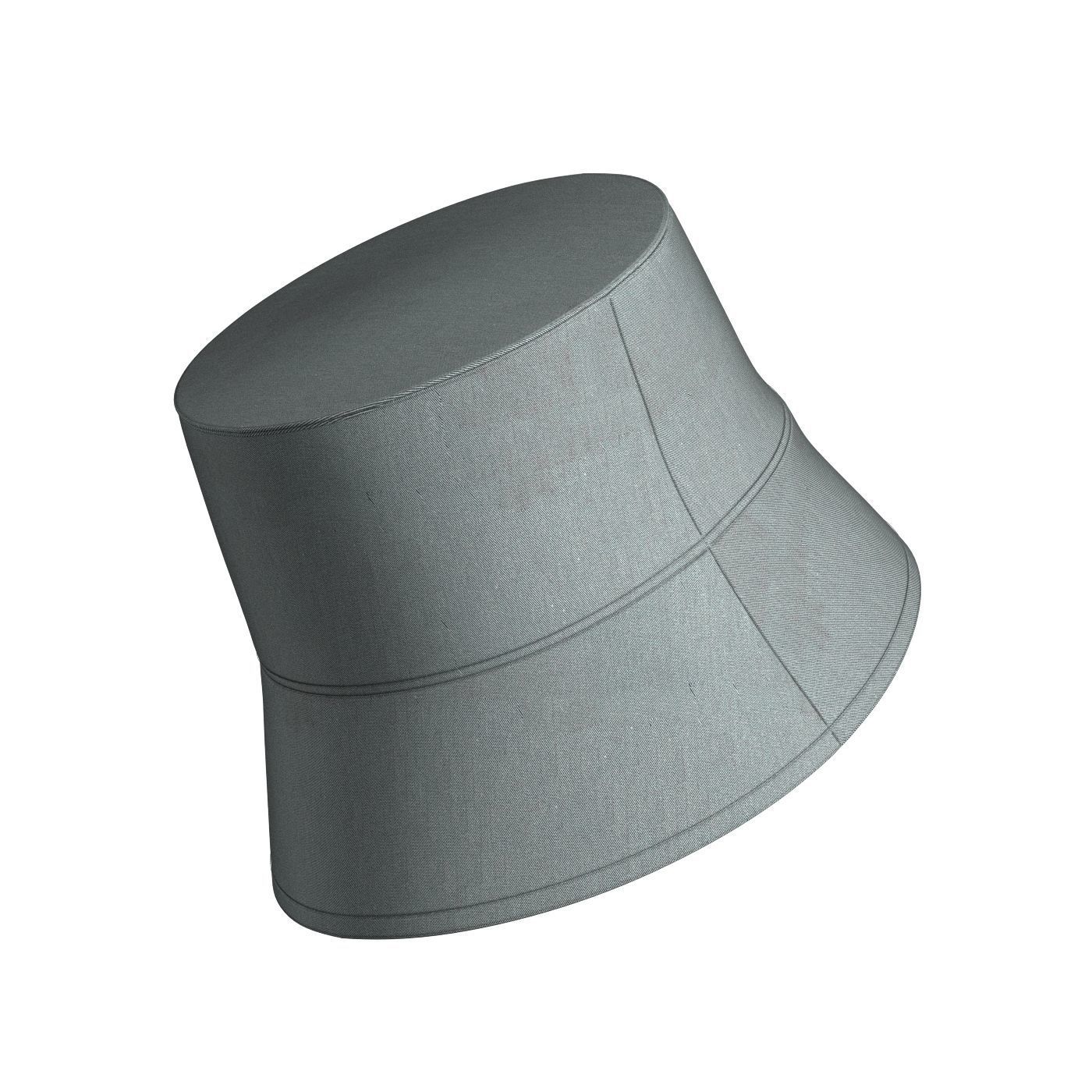 Vintage Cotton Bucket 3D model_3