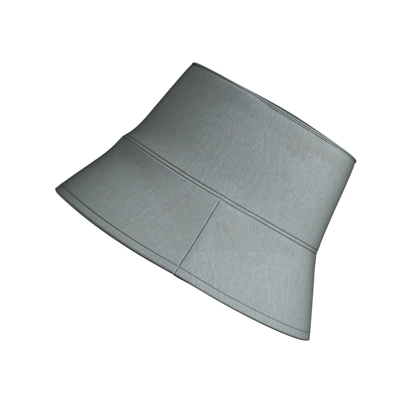 Vintage Cotton Bucket 3D model_6