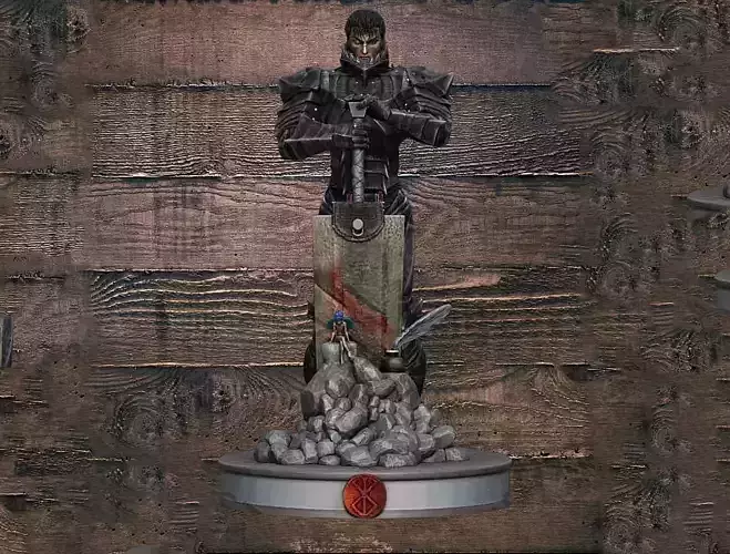 Berserk Fanart Miniatures 3D Model Ready to Print