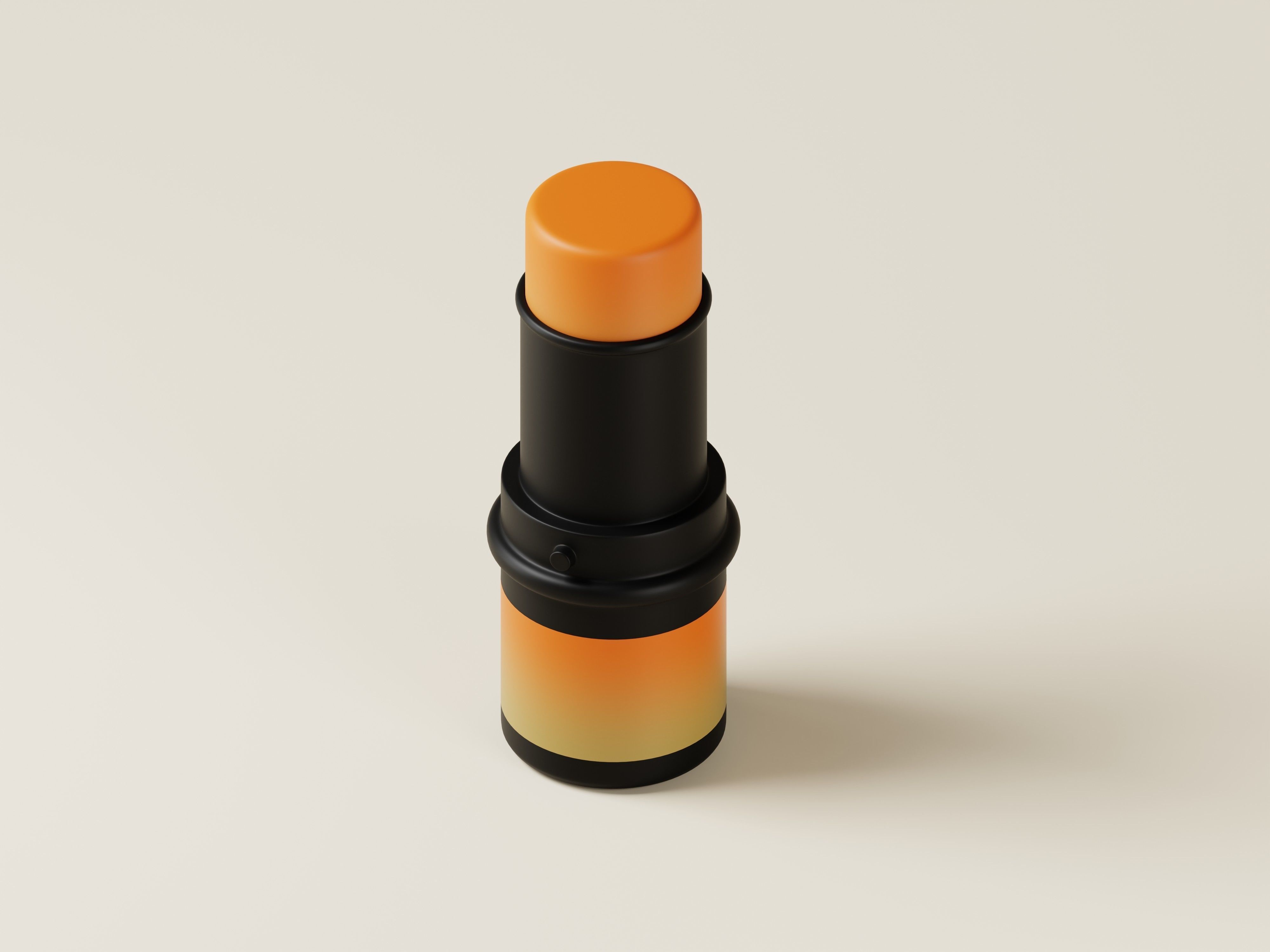 Cosmetic Lip Balm 3D Model Low-poly 3D model_2