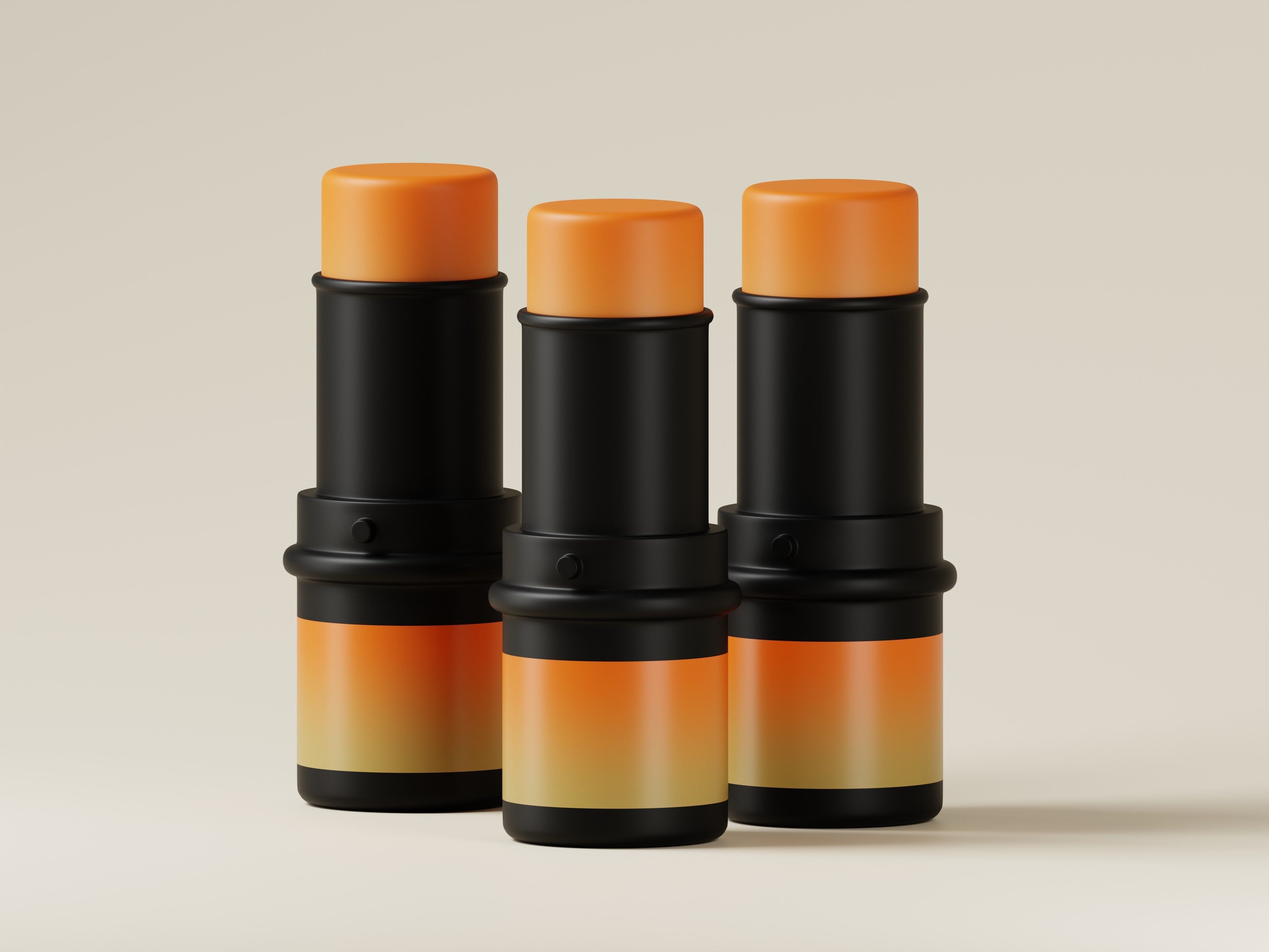 Cosmetic Lip Balm 3D Model Low-poly 3D model_3