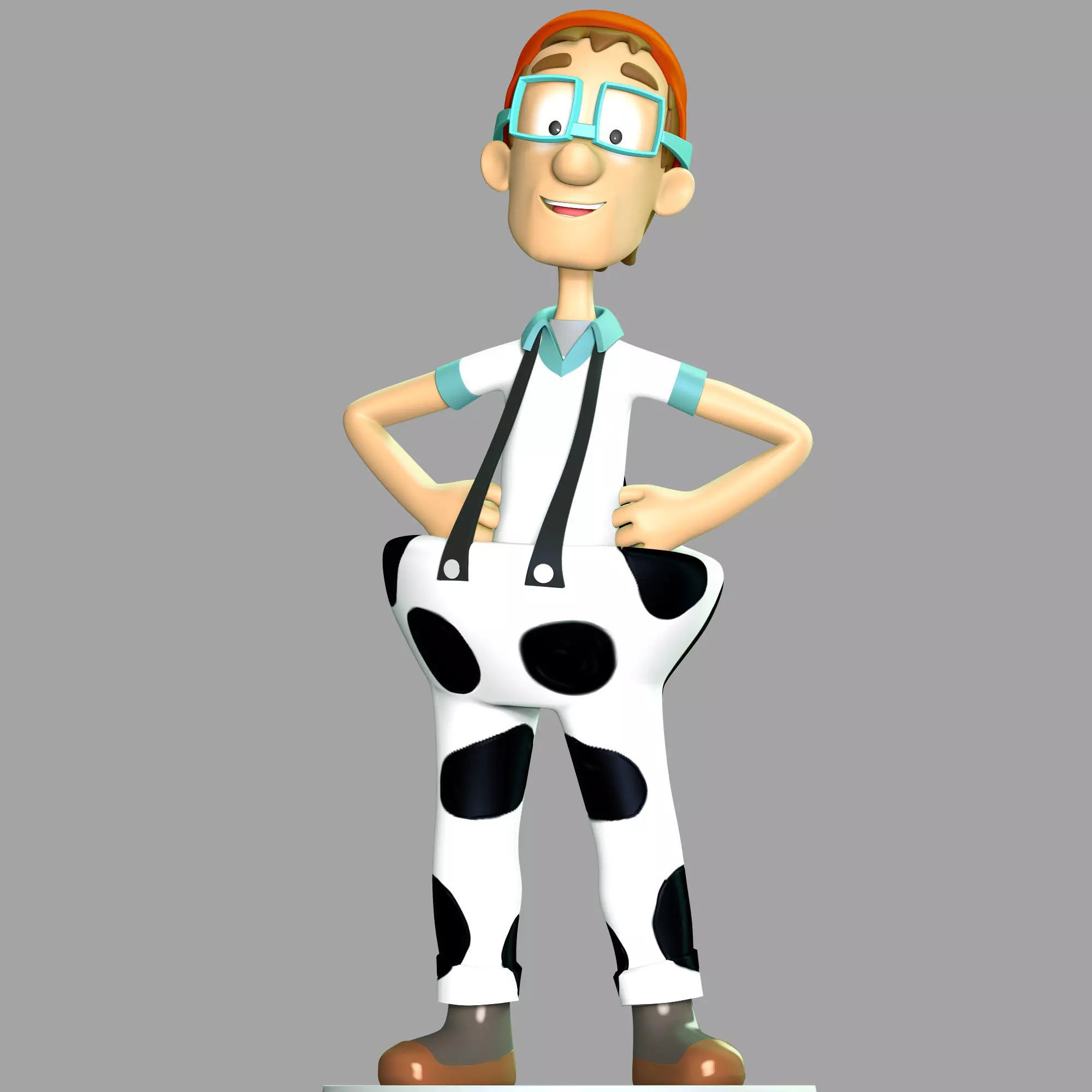 Captain Turbot  CowPants 3D print model_0