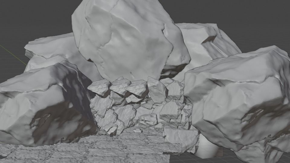 Sword in Cave Free low-poly 3D model_14