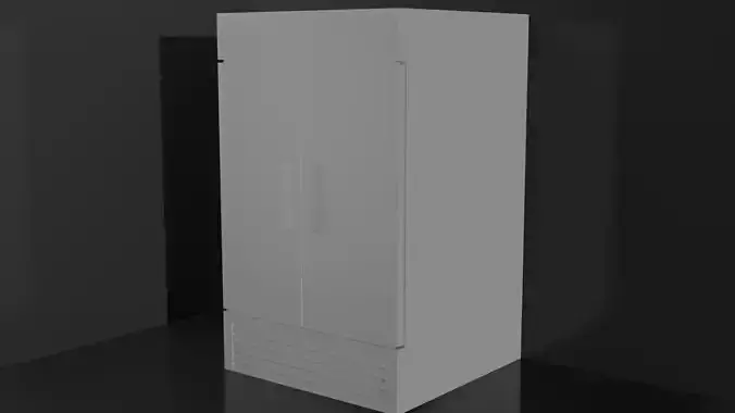 Refrigerator Double Door Stainless Steel