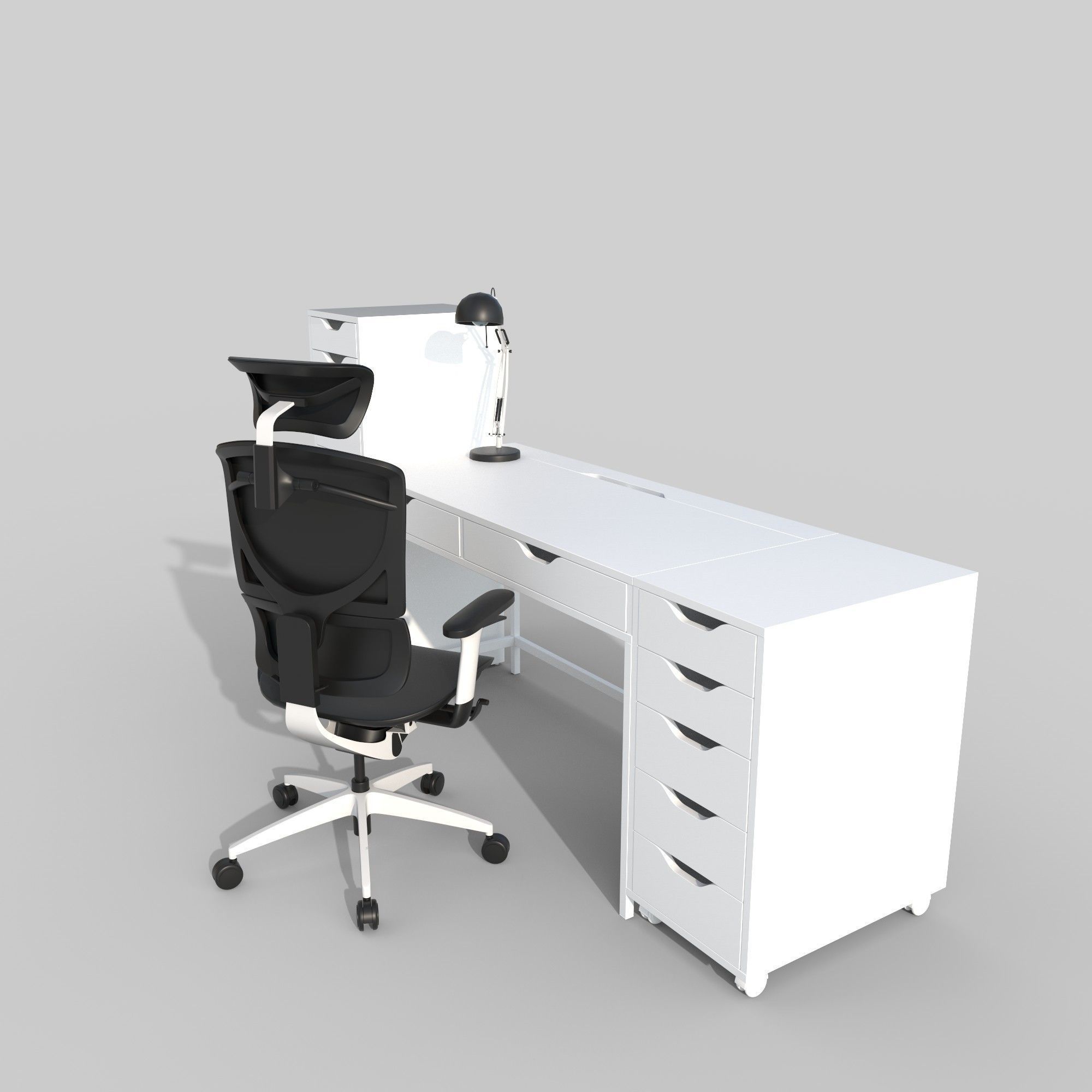 Ikea table 3D model_1